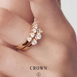 CROWN TRINITY RING
