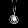 SWIRL W PEARL HALSKÆDE